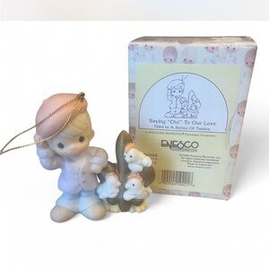 Precious Moments ‘Saying ‘oui’ to Our Love ornament in good condition